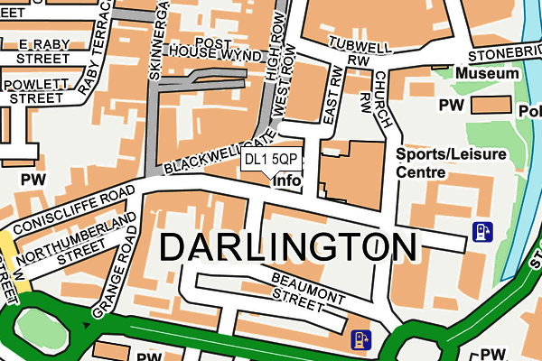 DL1 5QP map - OS OpenMap – Local (Ordnance Survey) DL1 5QP map - OS OpenMap – Local (Ordnance Survey)