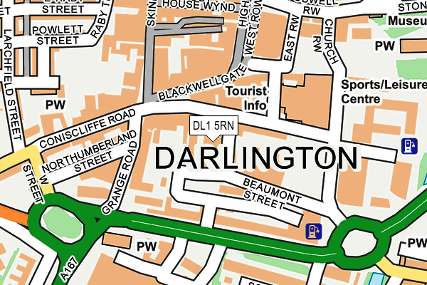 DL1 5RN map - OS OpenMap – Local (Ordnance Survey) DL1 5RN map - OS OpenMap – Local (Ordnance Survey)