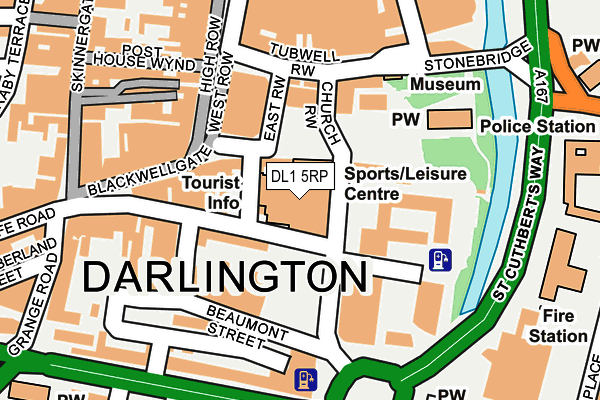 DL1 5RP map - OS OpenMap – Local (Ordnance Survey) DL1 5RP map - OS OpenMap – Local (Ordnance Survey)