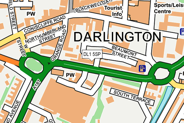 DL1 5SP map - OS OpenMap – Local (Ordnance Survey) DL1 5SP map - OS OpenMap – Local (Ordnance Survey)