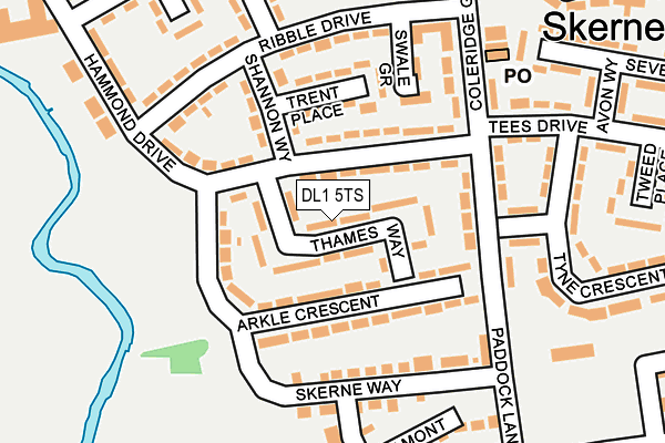 DL1 5TS map - OS OpenMap – Local (Ordnance Survey) DL1 5TS map - OS OpenMap – Local (Ordnance Survey)