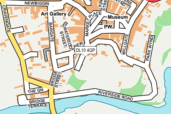 DL10 4QP map - OS OpenMap – Local (Ordnance Survey) DL10 4QP map - OS OpenMap – Local (Ordnance Survey)