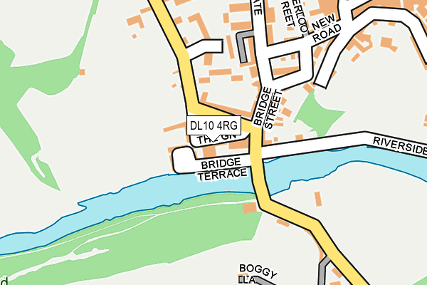 DL10 4RG map - OS OpenMap – Local (Ordnance Survey) DL10 4RG map - OS OpenMap – Local (Ordnance Survey)
