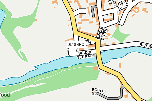 DL10 4RQ map - OS OpenMap – Local (Ordnance Survey) DL10 4RQ map - OS OpenMap – Local (Ordnance Survey)
