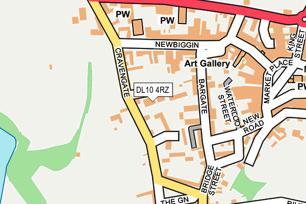 DL10 4RZ map - OS OpenMap – Local (Ordnance Survey) DL10 4RZ map - OS OpenMap – Local (Ordnance Survey)