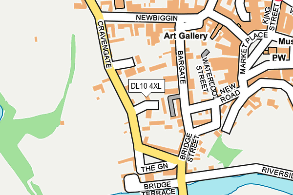 DL10 4XL map - OS OpenMap – Local (Ordnance Survey) DL10 4XL map - OS OpenMap – Local (Ordnance Survey)