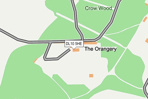 DL10 5HE map - OS OpenMap – Local (Ordnance Survey)