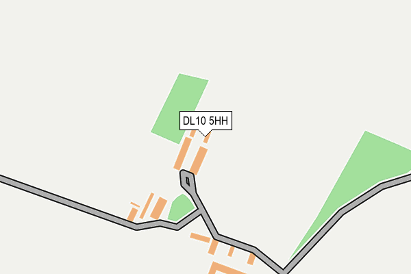 DL10 5HH map - OS OpenMap – Local (Ordnance Survey) DL10 5HH map - OS OpenMap – Local (Ordnance Survey)