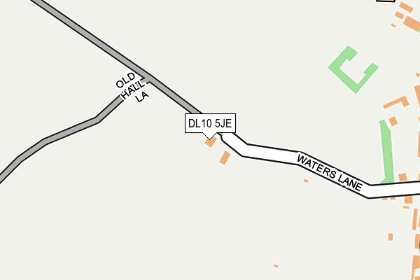 DL10 5JE map - OS OpenMap – Local (Ordnance Survey) DL10 5JE map - OS OpenMap – Local (Ordnance Survey)
