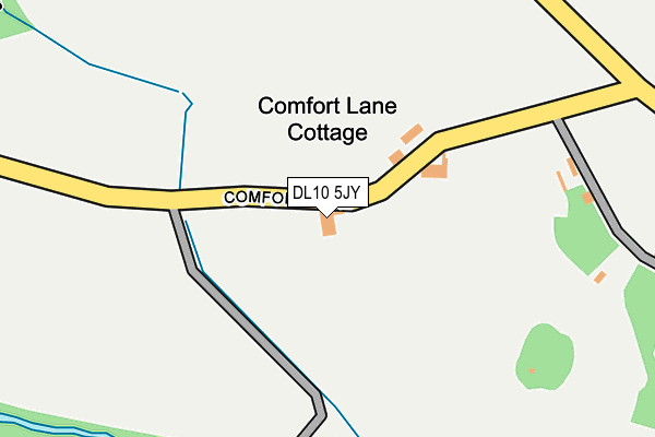 DL10 5JY map - OS OpenMap – Local (Ordnance Survey) DL10 5JY map - OS OpenMap – Local (Ordnance Survey)