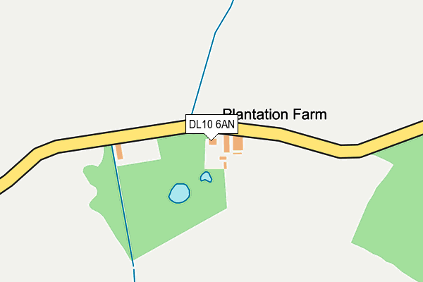 DL10 6AN map - OS OpenMap – Local (Ordnance Survey) DL10 6AN map - OS OpenMap – Local (Ordnance Survey)