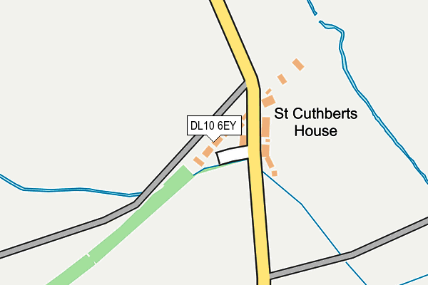 DL10 6EY map - OS OpenMap – Local (Ordnance Survey) DL10 6EY map - OS OpenMap – Local (Ordnance Survey)