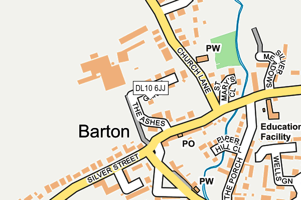 DL10 6JJ map - OS OpenMap – Local (Ordnance Survey) DL10 6JJ map - OS OpenMap – Local (Ordnance Survey)