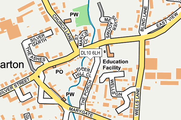 DL10 6LH map - OS OpenMap – Local (Ordnance Survey) DL10 6LH map - OS OpenMap – Local (Ordnance Survey)