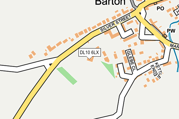 DL10 6LX map - OS OpenMap – Local (Ordnance Survey) DL10 6LX map - OS OpenMap – Local (Ordnance Survey)