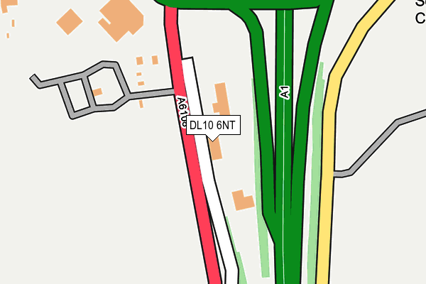 DL10 6NT map - OS OpenMap – Local (Ordnance Survey) DL10 6NT map - OS OpenMap – Local (Ordnance Survey)