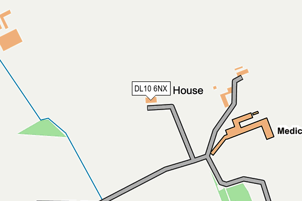 DL10 6NX map - OS OpenMap – Local (Ordnance Survey) DL10 6NX map - OS OpenMap – Local (Ordnance Survey)