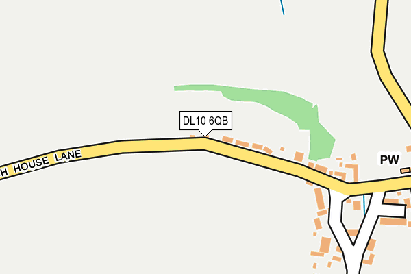DL10 6QB map - OS OpenMap – Local (Ordnance Survey)