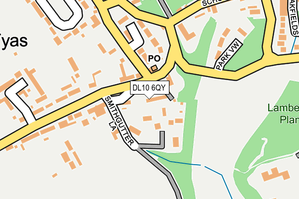 DL10 6QY map - OS OpenMap – Local (Ordnance Survey) DL10 6QY map - OS OpenMap – Local (Ordnance Survey)