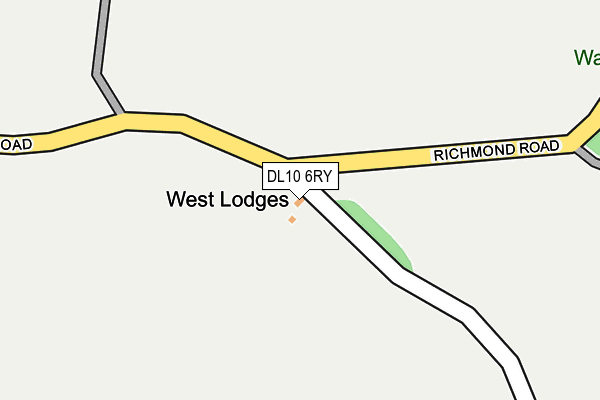 DL10 6RY map - OS OpenMap – Local (Ordnance Survey) DL10 6RY map - OS OpenMap – Local (Ordnance Survey)
