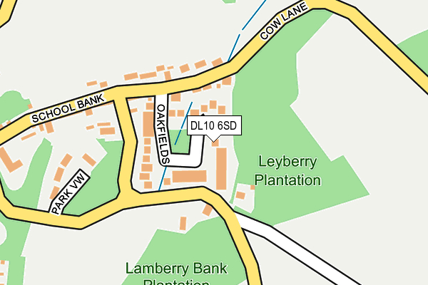 DL10 6SD map - OS OpenMap – Local (Ordnance Survey) DL10 6SD map - OS OpenMap – Local (Ordnance Survey)
