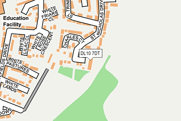 DL10 7DT map - OS OpenMap – Local (Ordnance Survey) DL10 7DT map - OS OpenMap – Local (Ordnance Survey)