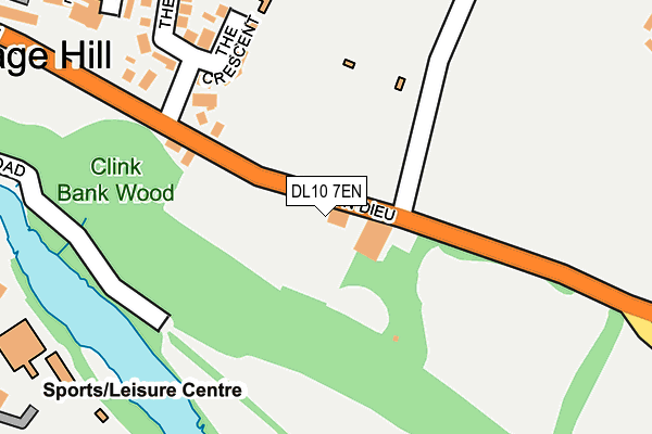 DL10 7EN map - OS OpenMap – Local (Ordnance Survey) DL10 7EN map - OS OpenMap – Local (Ordnance Survey)