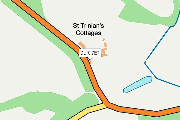 DL10 7ET map - OS OpenMap – Local (Ordnance Survey) DL10 7ET map - OS OpenMap – Local (Ordnance Survey)