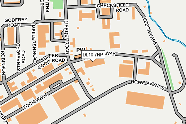 DL10 7NP map - OS OpenMap – Local (Ordnance Survey) DL10 7NP map - OS OpenMap – Local (Ordnance Survey)