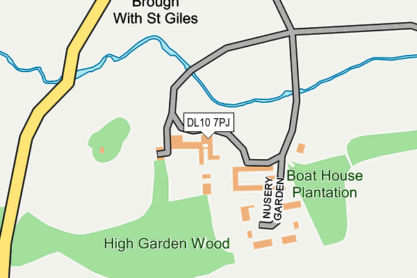 DL10 7PJ map - OS OpenMap – Local (Ordnance Survey) DL10 7PJ map - OS OpenMap – Local (Ordnance Survey)
