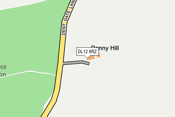 DL12 8RZ map - OS OpenMap – Local (Ordnance Survey) DL12 8RZ map - OS OpenMap – Local (Ordnance Survey)