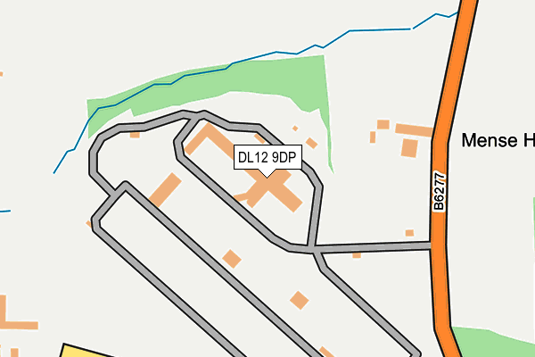 DL12 9DP map - OS OpenMap – Local (Ordnance Survey) DL12 9DP map - OS OpenMap – Local (Ordnance Survey)