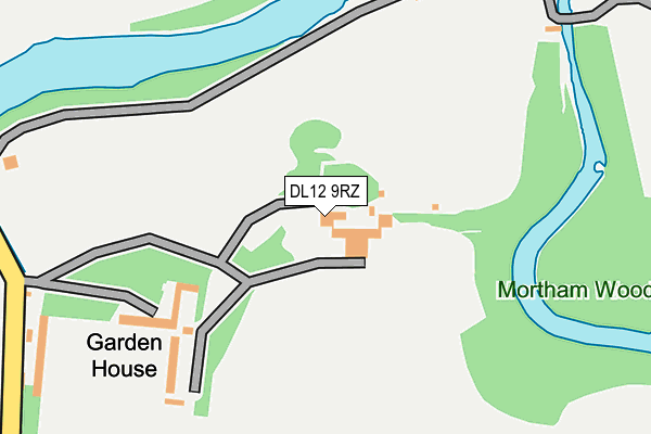 DL12 9RZ map - OS OpenMap – Local (Ordnance Survey) DL12 9RZ map - OS OpenMap – Local (Ordnance Survey)