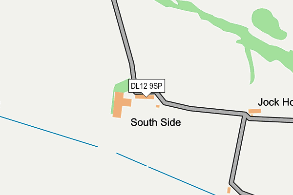 DL12 9SP map - OS OpenMap – Local (Ordnance Survey) DL12 9SP map - OS OpenMap – Local (Ordnance Survey)