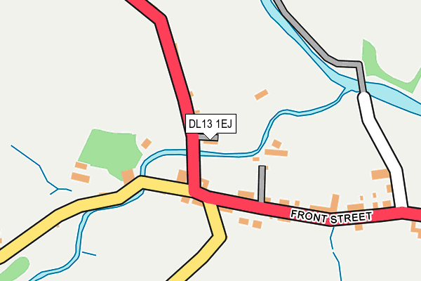 DL13 1EJ map - OS OpenMap – Local (Ordnance Survey) DL13 1EJ map - OS OpenMap – Local (Ordnance Survey)