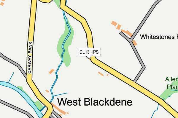 DL13 1PS map - OS OpenMap – Local (Ordnance Survey) DL13 1PS map - OS OpenMap – Local (Ordnance Survey)