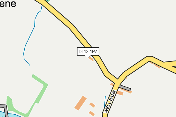 DL13 1PZ map - OS OpenMap – Local (Ordnance Survey) DL13 1PZ map - OS OpenMap – Local (Ordnance Survey)
