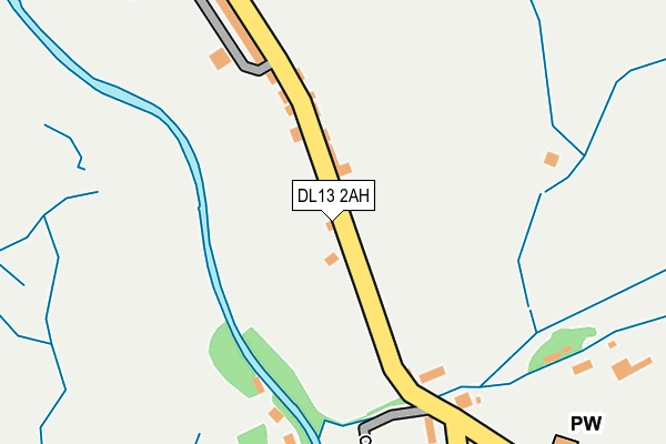 DL13 2AH map - OS OpenMap – Local (Ordnance Survey) DL13 2AH map - OS OpenMap – Local (Ordnance Survey)