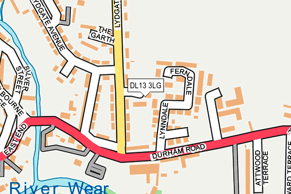 DL13 3LG map - OS OpenMap – Local (Ordnance Survey) DL13 3LG map - OS OpenMap – Local (Ordnance Survey)