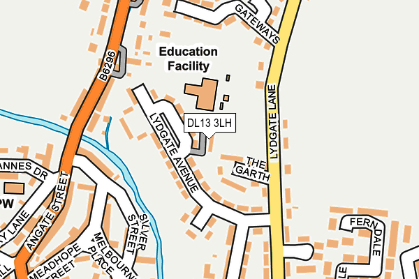 DL13 3LH map - OS OpenMap – Local (Ordnance Survey) DL13 3LH map - OS OpenMap – Local (Ordnance Survey)