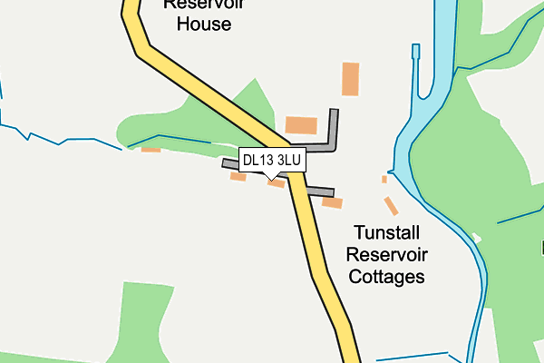 DL13 3LU map - OS OpenMap – Local (Ordnance Survey) DL13 3LU map - OS OpenMap – Local (Ordnance Survey)