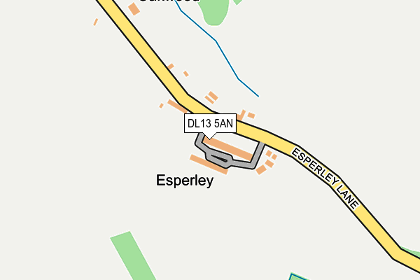 DL13 5AN map - OS OpenMap – Local (Ordnance Survey) DL13 5AN map - OS OpenMap – Local (Ordnance Survey)