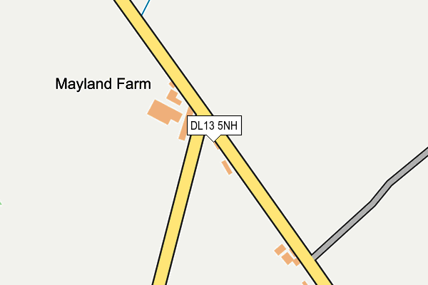 DL13 5NH map - OS OpenMap – Local (Ordnance Survey) DL13 5NH map - OS OpenMap – Local (Ordnance Survey)