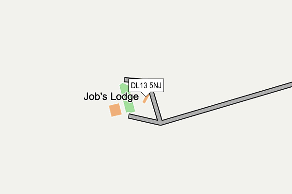 DL13 5NJ map - OS OpenMap – Local (Ordnance Survey) DL13 5NJ map - OS OpenMap – Local (Ordnance Survey)