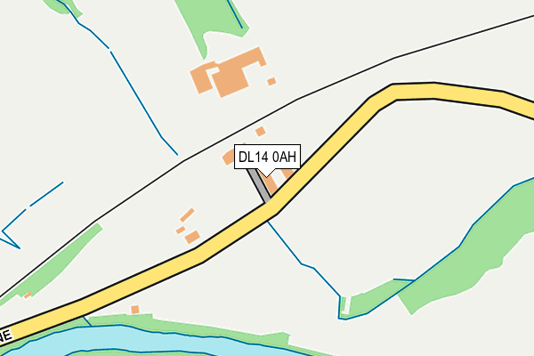 DL14 0AH map - OS OpenMap – Local (Ordnance Survey) DL14 0AH map - OS OpenMap – Local (Ordnance Survey)