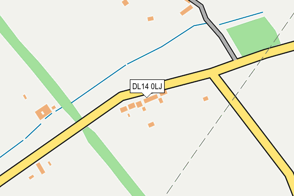 DL14 0LJ map - OS OpenMap – Local (Ordnance Survey) DL14 0LJ map - OS OpenMap – Local (Ordnance Survey)