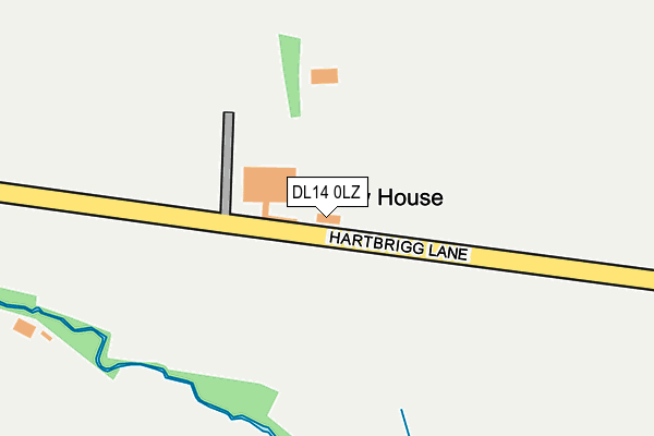 DL14 0LZ map - OS OpenMap – Local (Ordnance Survey) DL14 0LZ map - OS OpenMap – Local (Ordnance Survey)