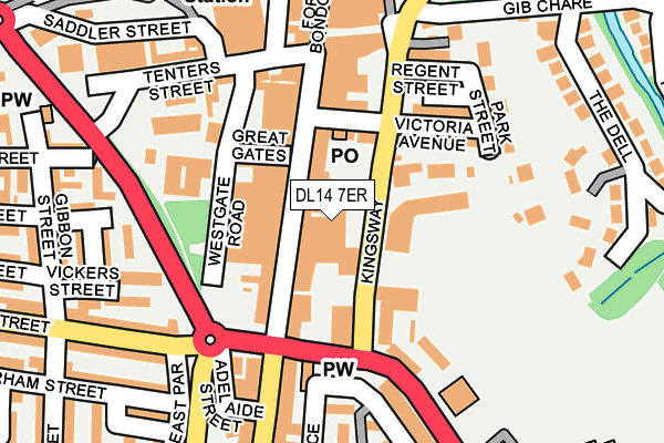 DL14 7ER map - OS OpenMap – Local (Ordnance Survey) DL14 7ER map - OS OpenMap – Local (Ordnance Survey)