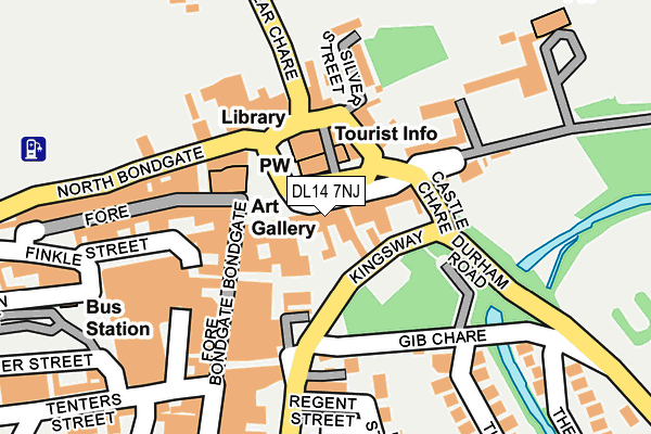 DL14 7NJ map - OS OpenMap – Local (Ordnance Survey) DL14 7NJ map - OS OpenMap – Local (Ordnance Survey)