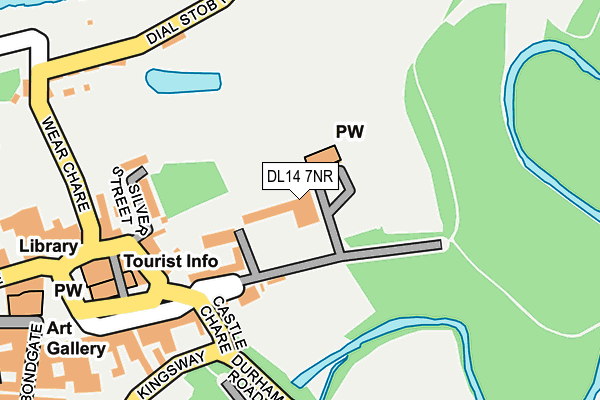 DL14 7NR map - OS OpenMap – Local (Ordnance Survey) DL14 7NR map - OS OpenMap – Local (Ordnance Survey)